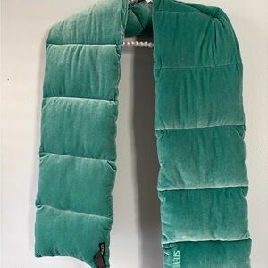 Steve Madden Teal Puffer Scarf